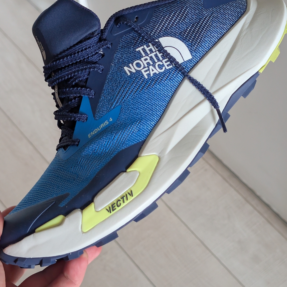 The North Face Blue and White Sneakers